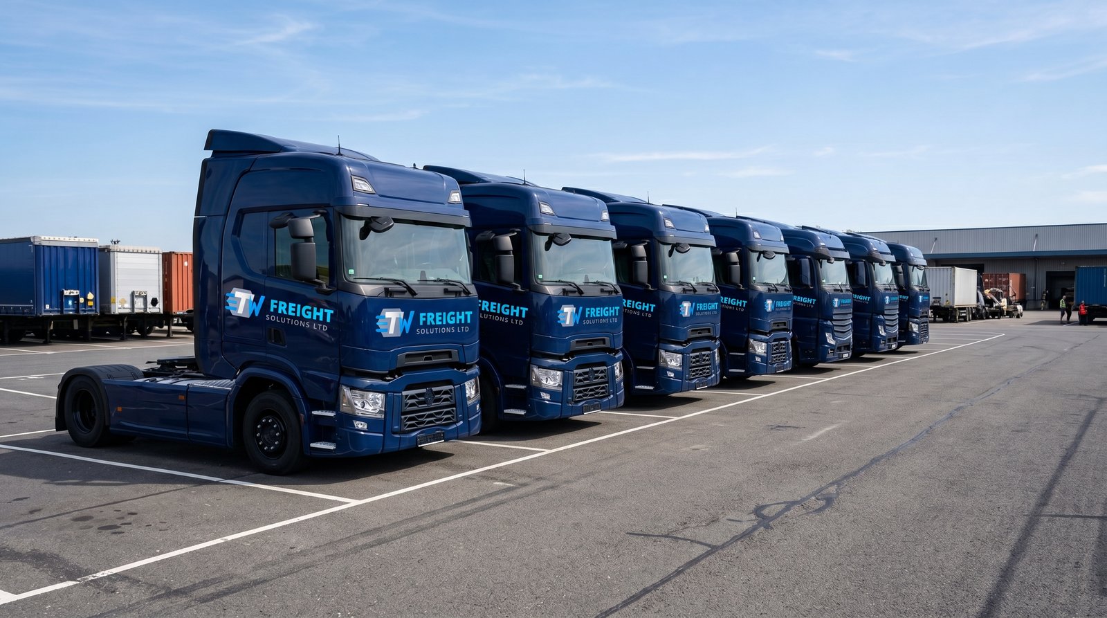 Articulated lorry and curtain trailers